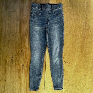 SPANX SARA BLAKELY PULL ON SKINNY JEANS WOMEN’S sz S High Rise STRETCHY